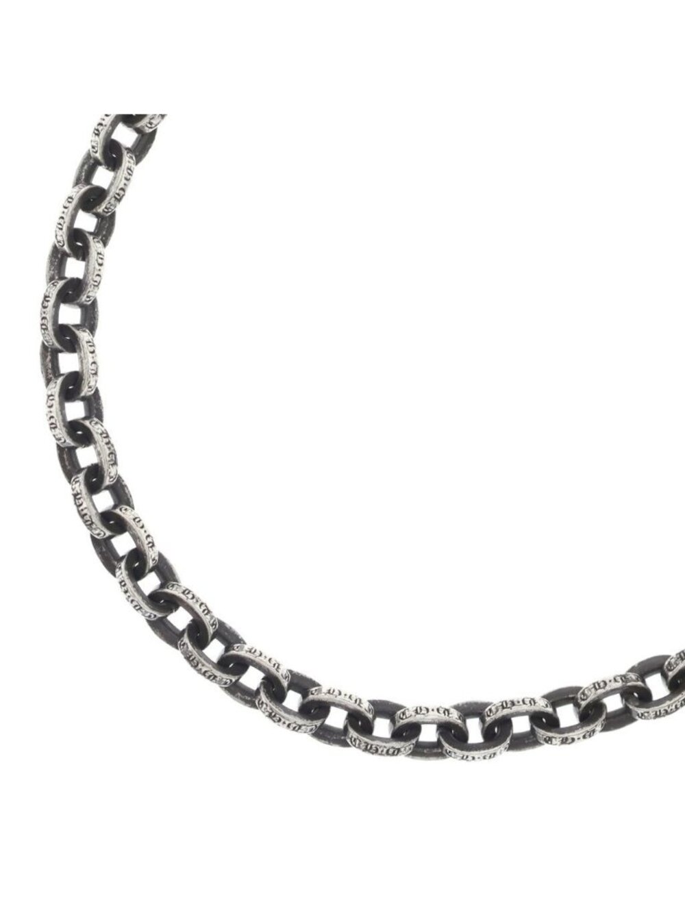 Chrome Hearts Paper Chain 18 Necklace Silver